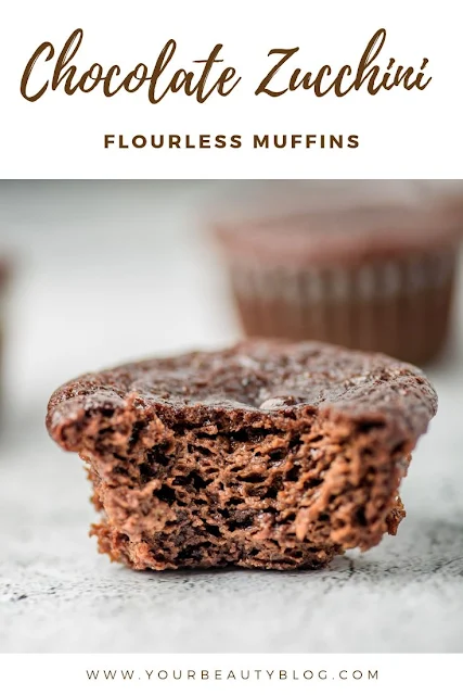 Healthy chocolate zucchini muffins recipe. These mini muffins are flourless and gluten free. Make healthy chocolate muffins for kids or for This easy and simple recipe has banana and sunflower seed butter and no flour. Use choc chips or use carb chips for no sugar and clean eating.  This is the best recipes for healthy muffins. #chocolate #zucchini #healthy