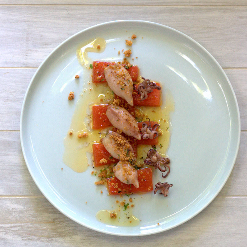 bushcooks kitchen: Calamaretti, gebratene Melone mit ... bushcooks kitchen: Calamaretti, gebratene Melone mit ...