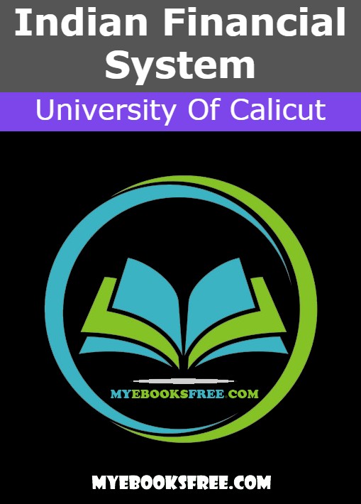 Indian Financial System PDF Notes by University Of Calicut