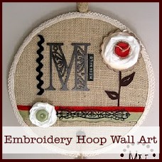 embroidery hoop wall art