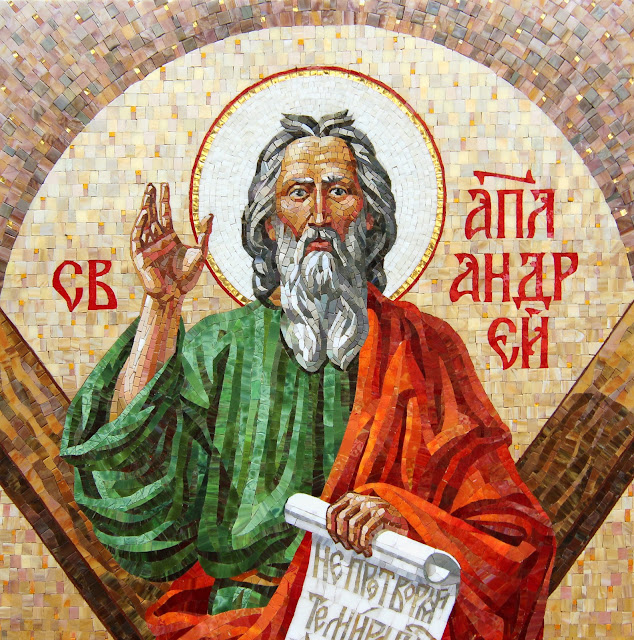 Мозаика Святой Апостол Андрей