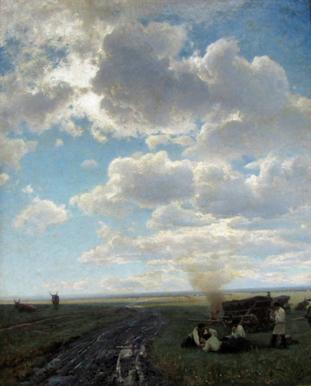 орловский владимир донатович (1842—1914). орловский художник. владимир донатович орловский пейзаж. владимир донатович орловский, "летний день",1884 г. орловский художник.