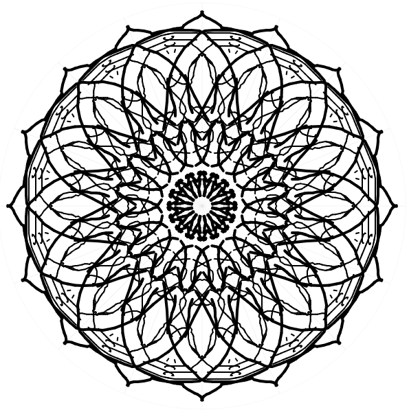 Inspirational mandala coloring pages