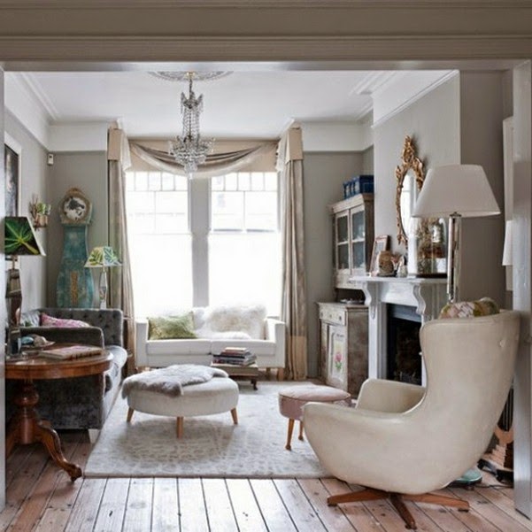 Living room rustic design