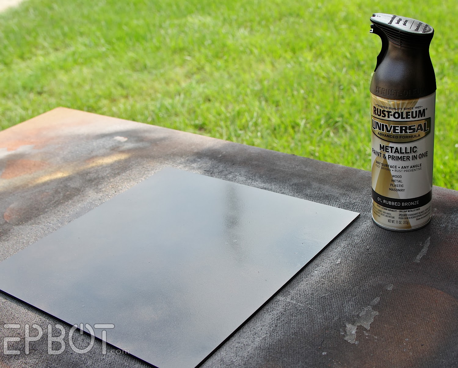 EPBOT DIY Antiqued Mirror Wall Panels (Or, "Fun With Muriatic Acid!")