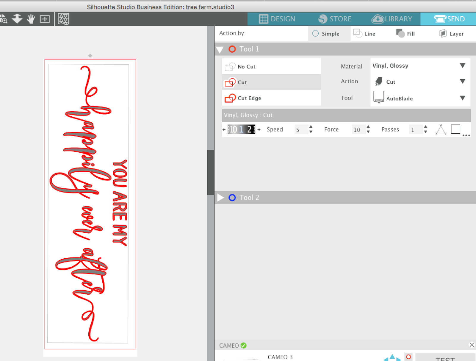 How to Cut Longer Than the Silhouette Cutting Mat (V4 Tutorial