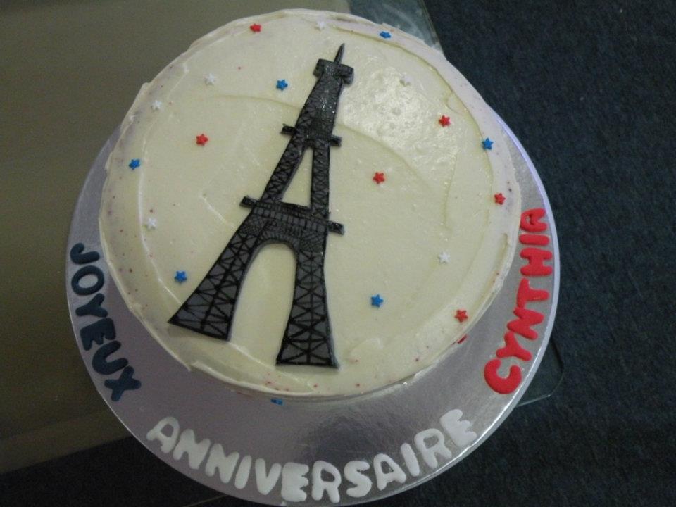 French Themed Cake