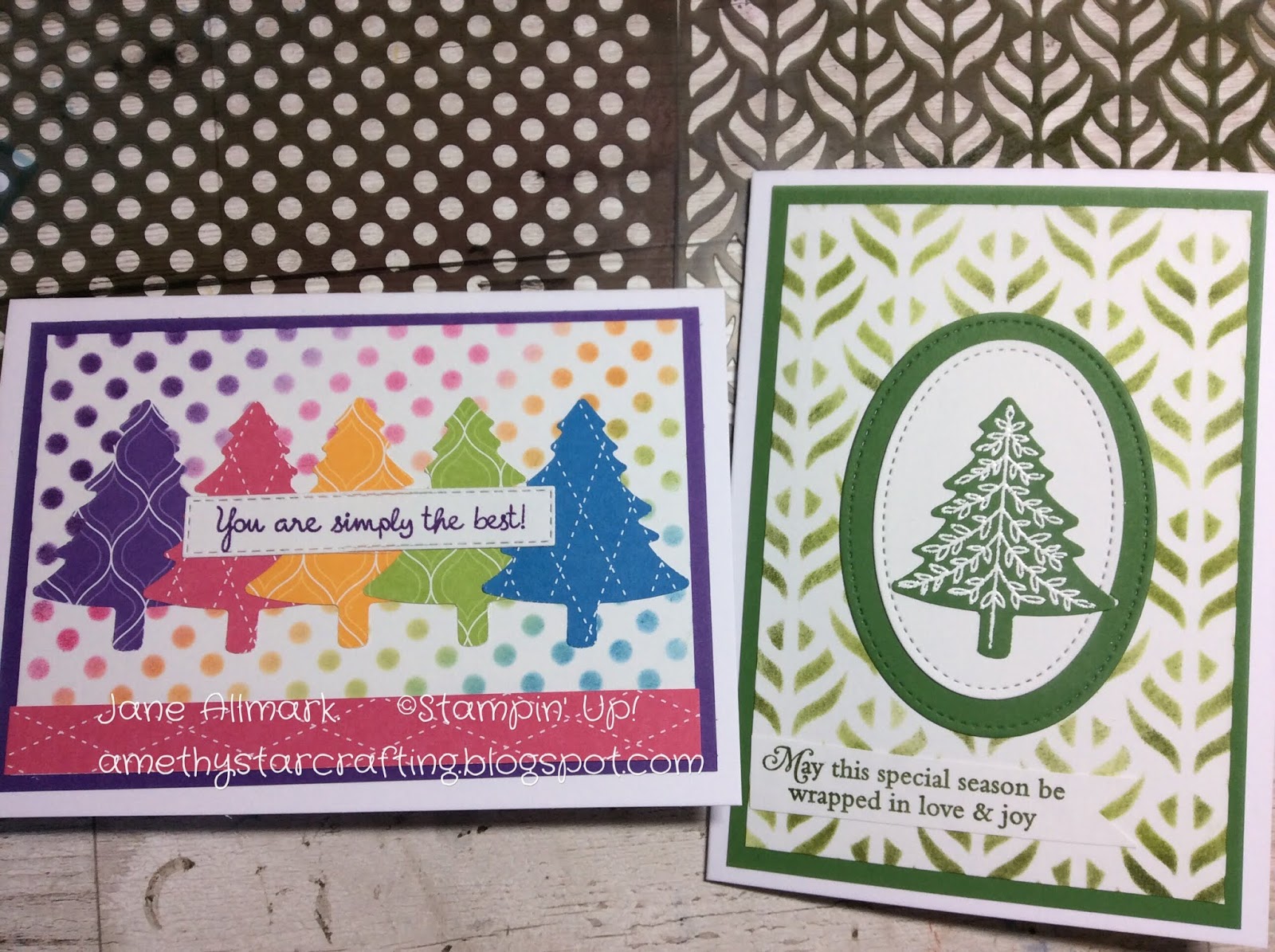 Crafting With Jane Create your own fun backgrounds with Stampin Up