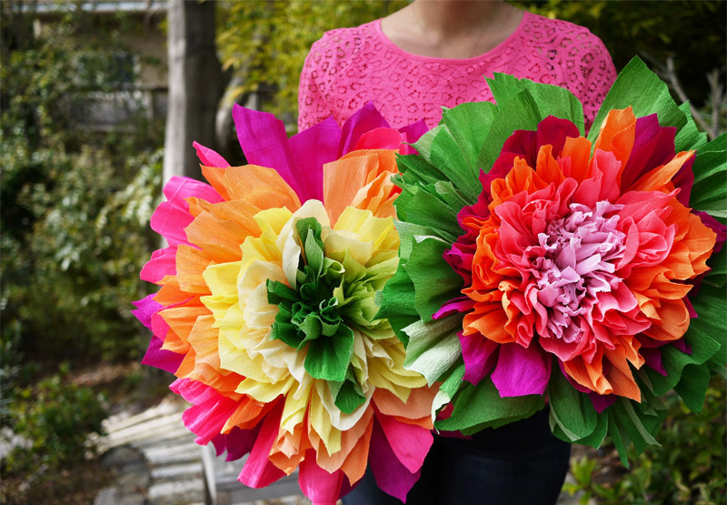 DIY Crepe Paper Flowers