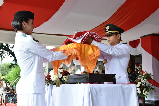 Peringati HUT RI ke-74, Bupati Trenggalek Ajak Generasi Muda Mengambil Peran Untuk 1 Abad Kemerdekaan RI