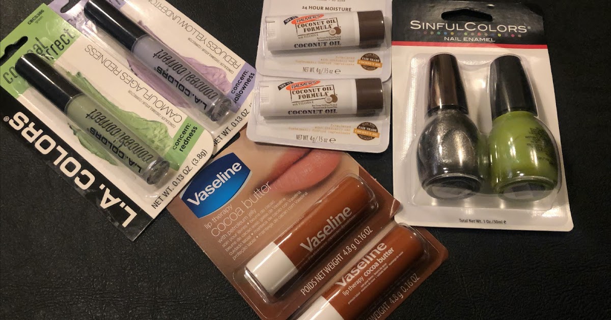 Marie Edit Dollar Tree Haul SinfulColors, L.A. Colors, Vaseline, and