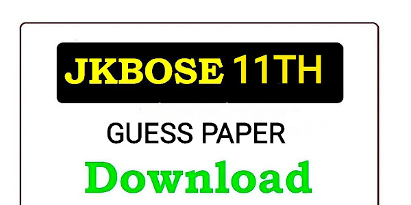 JKBOSE 11th Information Practices Guess Paper Download for free