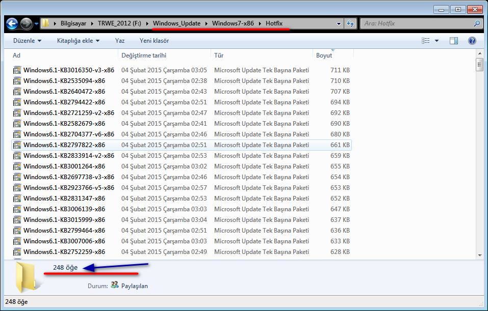 Cab veya Msu dosyalarını nasıl kurarız