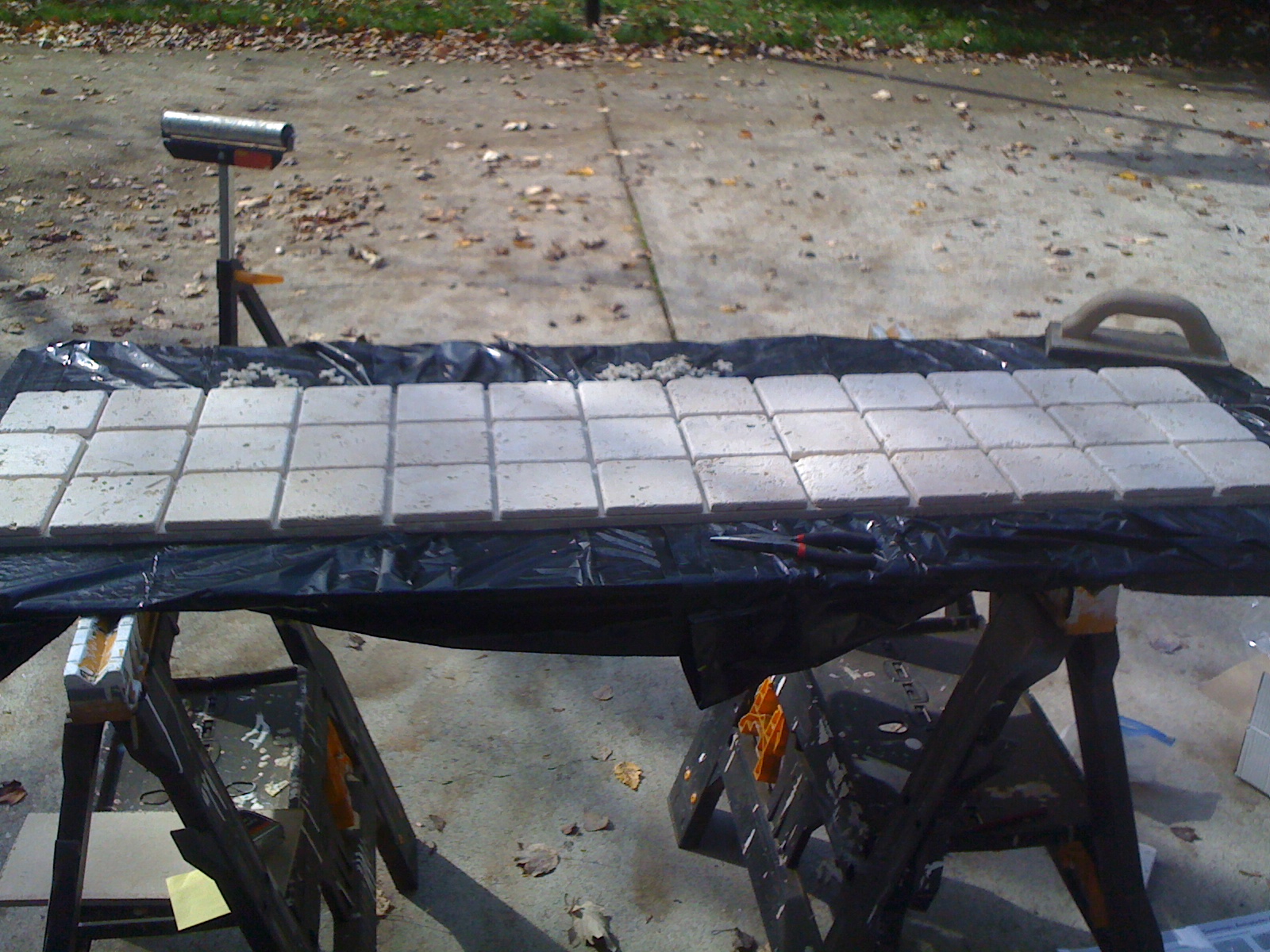 CasaLupoli How to Make a Planter Box Cover Using Tile