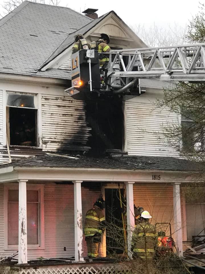Inside Joplin Lightning cause of house fire at 1815 S. Moffet
