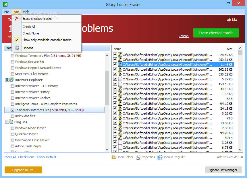 portable glary tracks eraser 5.0.1.120 portable glary tracks eraser 5.0.1.120