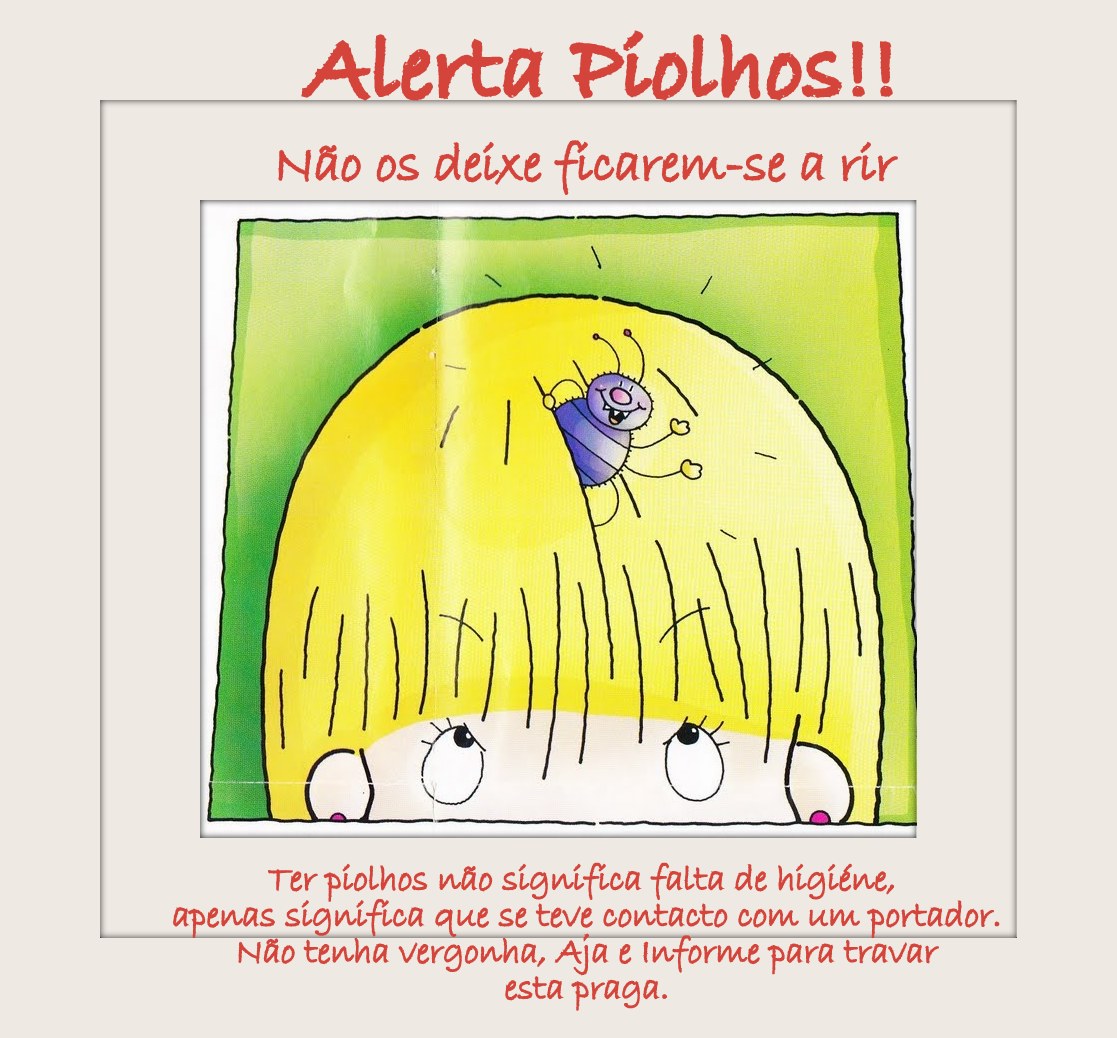 Recado De Piolho Para Os Pais Associação de Pais e Encarregados de Educação da Escola EB1nº1 de Mem