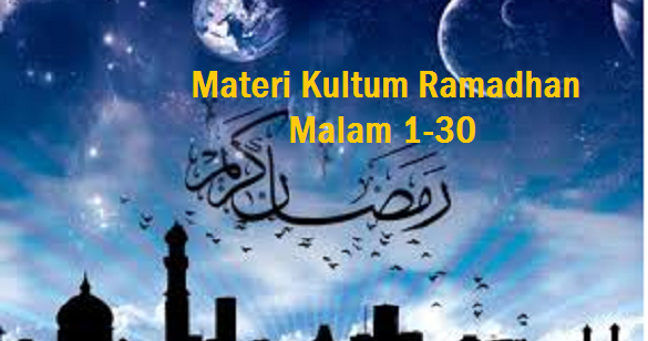 Materi Kultum Berkah Ramadhan Meteran x