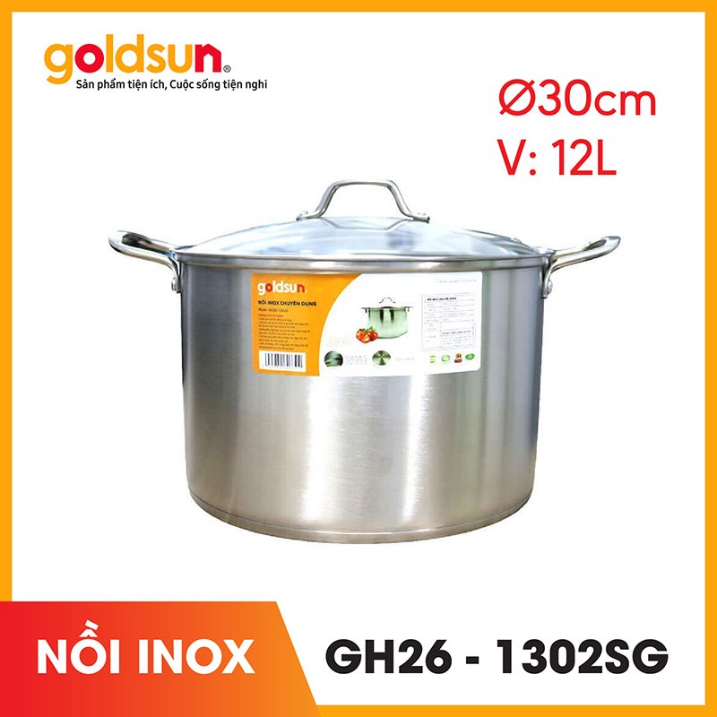 Goldsun Nồi inox GH26-1302SG