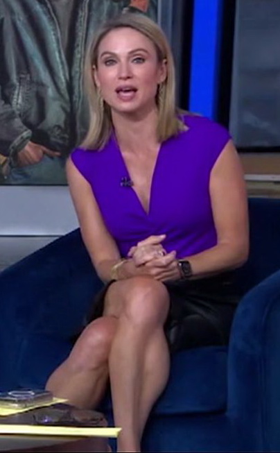 Amy Robach Muscular Crossed Legs New Set.