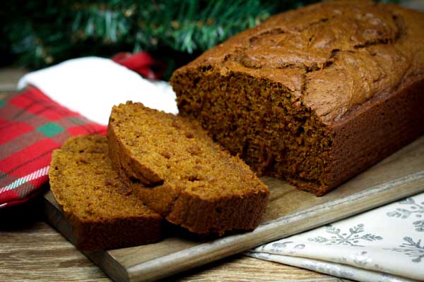 Pumpkin Gingerbread | In The Kitchen With Honeyville
