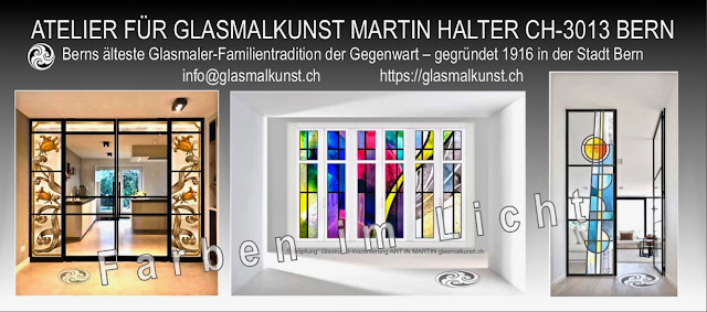 Berner Glaskünstler Martin Halter für kreative Farbglas-Inszenierungen