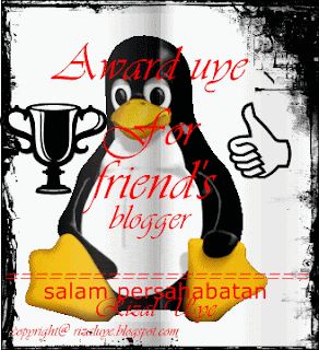 Award Ke- 4,5 Dari Sahabat Bloger