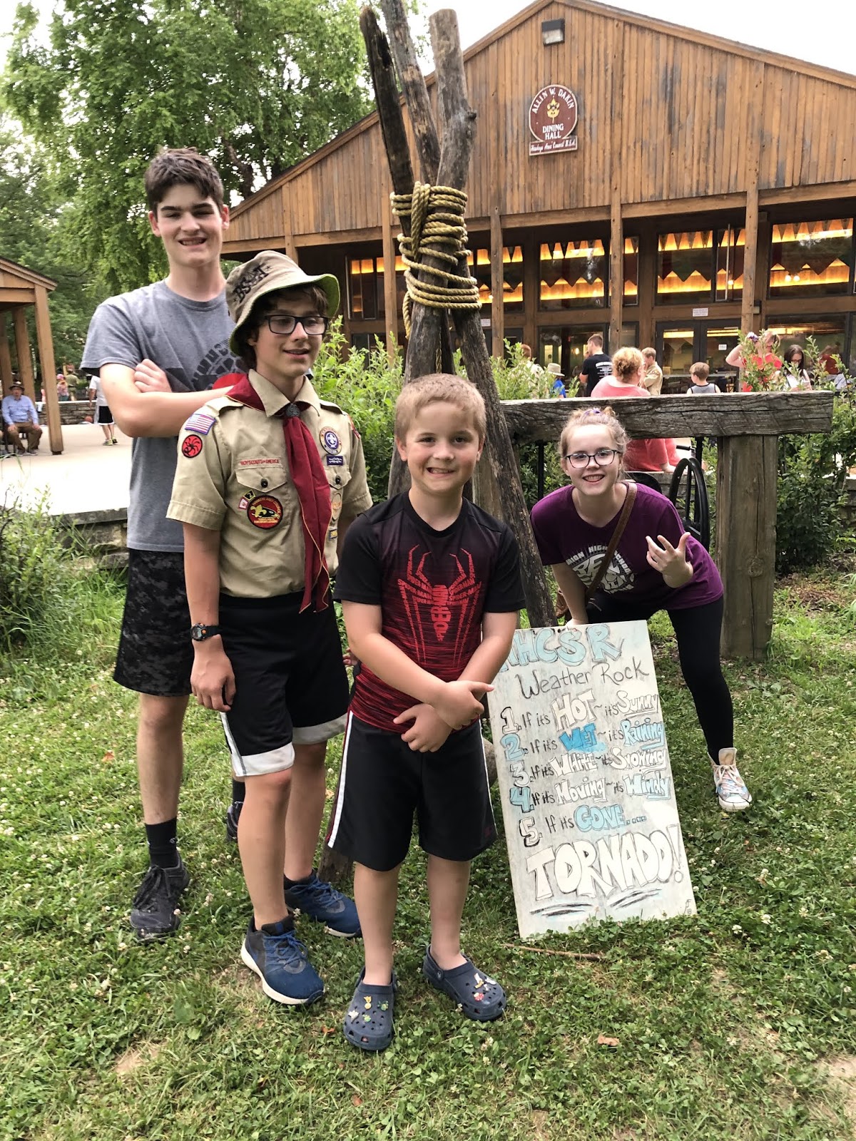 Living the Miracle A Scout at Camp