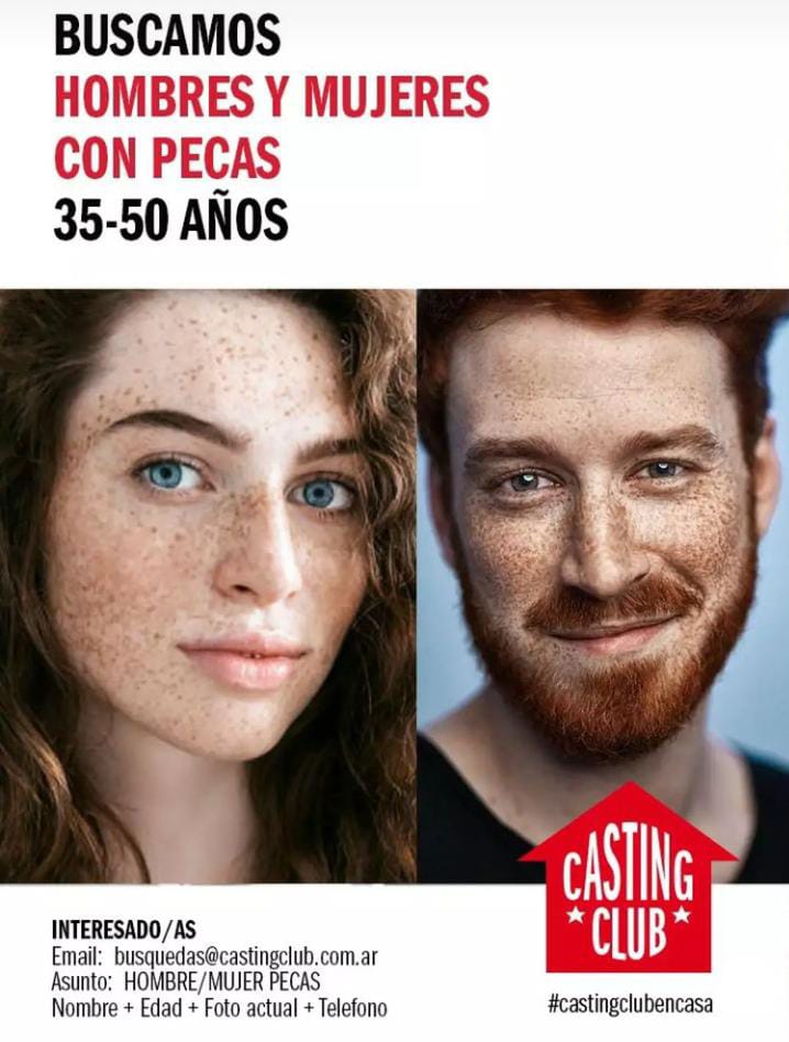 CASTING en BUENOS AIRES Se buscan ACTORES entre 35 y 50 años con PECAS