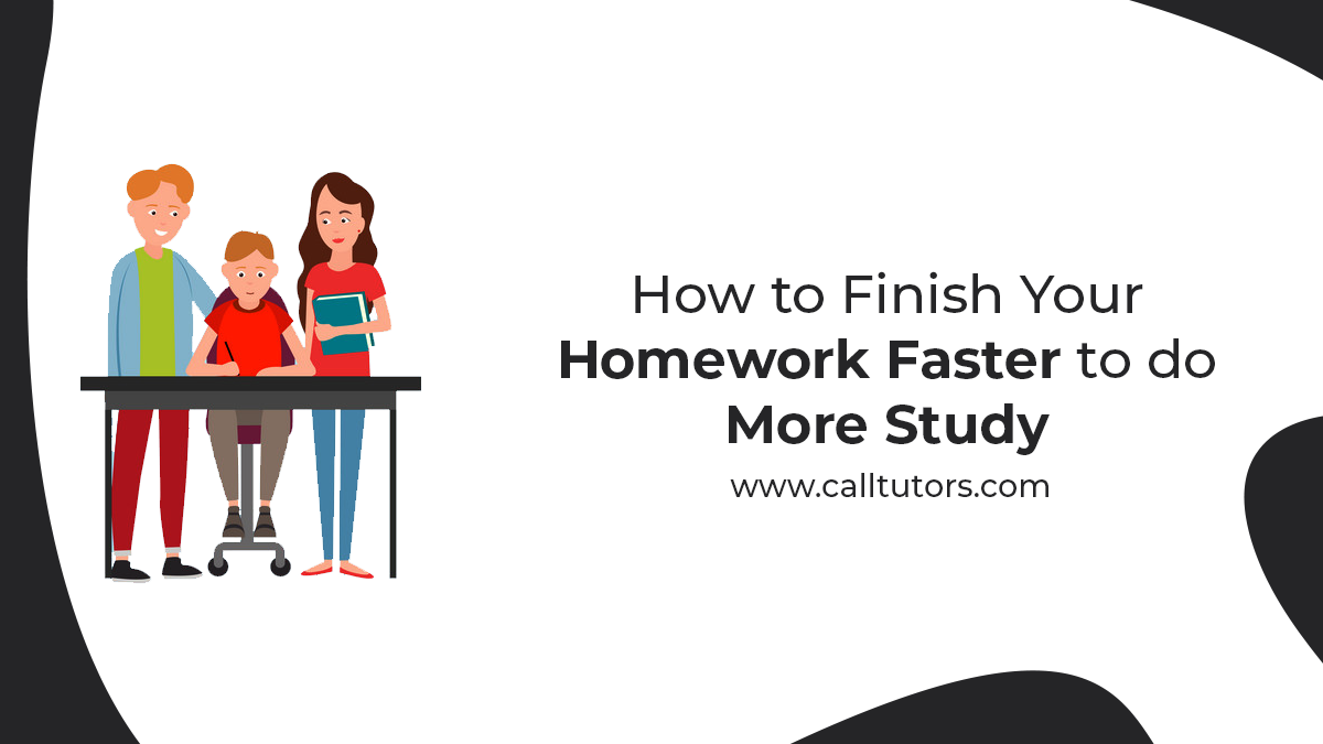 how do i do homework faster