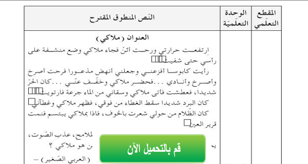 نصوص فهم المنطوق للسنة الثالثة إبتدائي الجيل الثاني