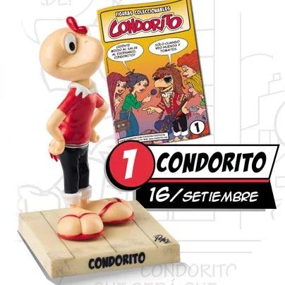 colección condorito y sus amigos, figura de condorito