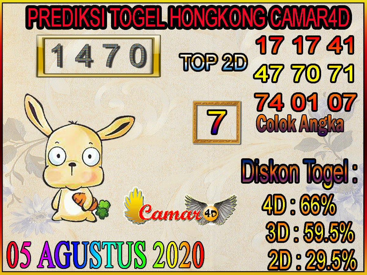 Prediksi Togel Hongkong 05 AGUSTUS 2020 Prediksi Togel Lengkap SGP