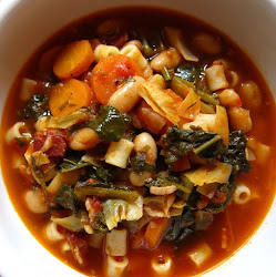 pressure cooker minestrone soup onion peeled yellow