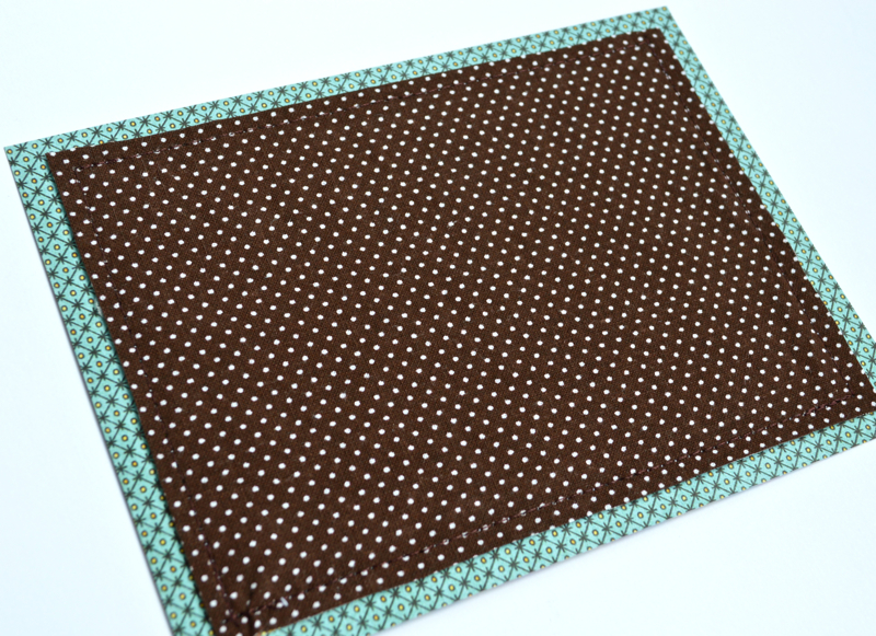 Much Ado About Nothing Stamping On Fabric Fabric Card Tutorial