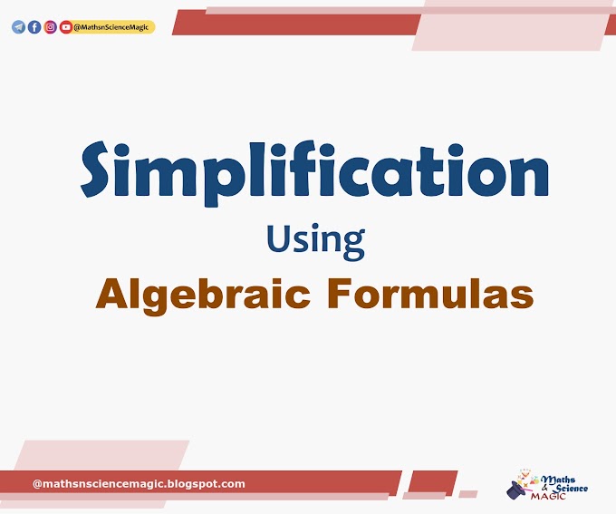 Simplification Using Algebraic Formulas -Quantitative Aptitude