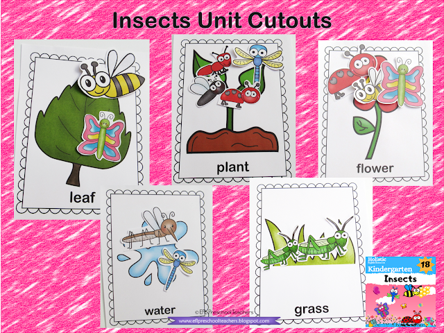 Preschool activities using cutouts