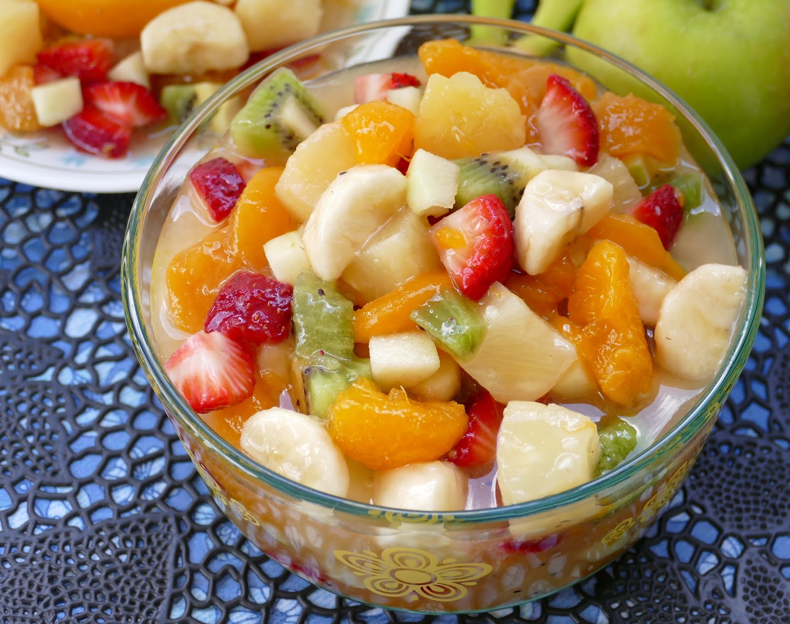 Peachy Tropical Fruit Salad Recipe