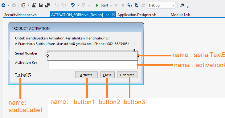 Start debugging. Start debugging
