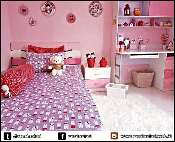 Desain Kamar Tidur Anak Perempuan Minimalis