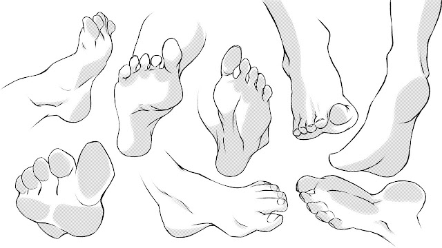 How to Draw Feet from Any Angle