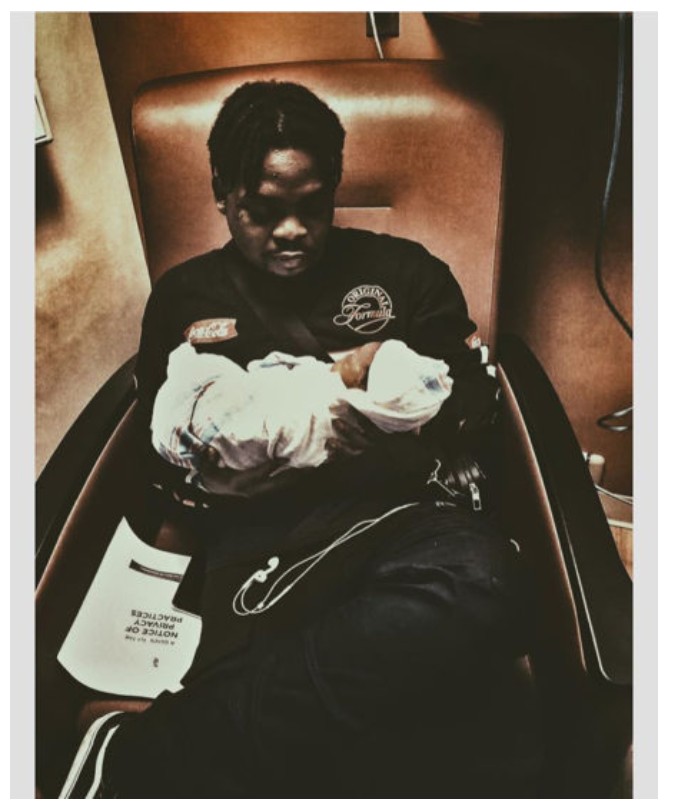 Olamide Welcomes Another Son Tunrepin Myles Adedeji
