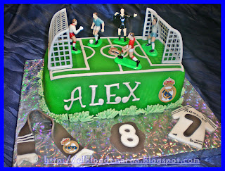 El blog de Noraa: Tarta Campo de Futbol para Alex!!!! y Premio