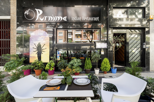 Terraza restaurante Purnima Terraza restaurante Purnima