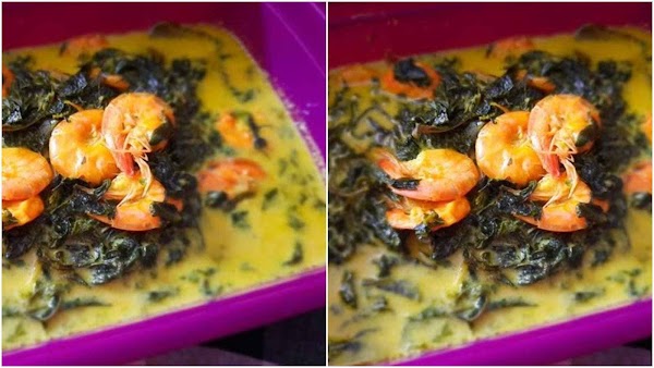 Rasakan Kesempurnaan Rasa, Gulai Daun Singkong Udang