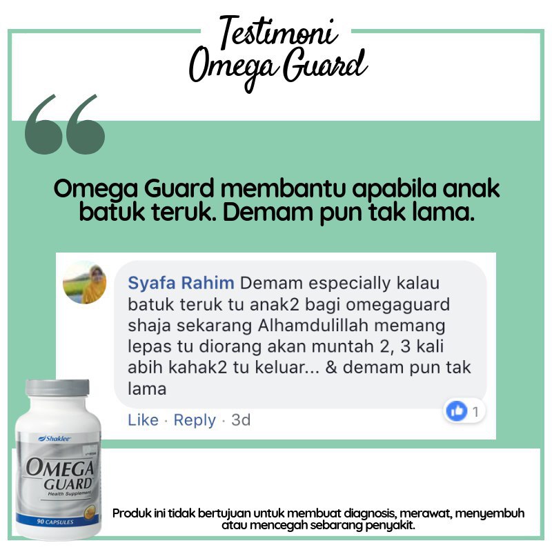 Fungsi omega guard shaklee