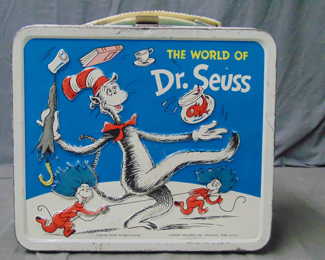 Dr. Seuss How The Grinch Stole Christmas Collectible Metal Tin Lunchbox for  sale online