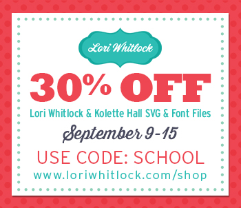 Box Card Crayon Back to School - Lori Whitlock's SVG Shop