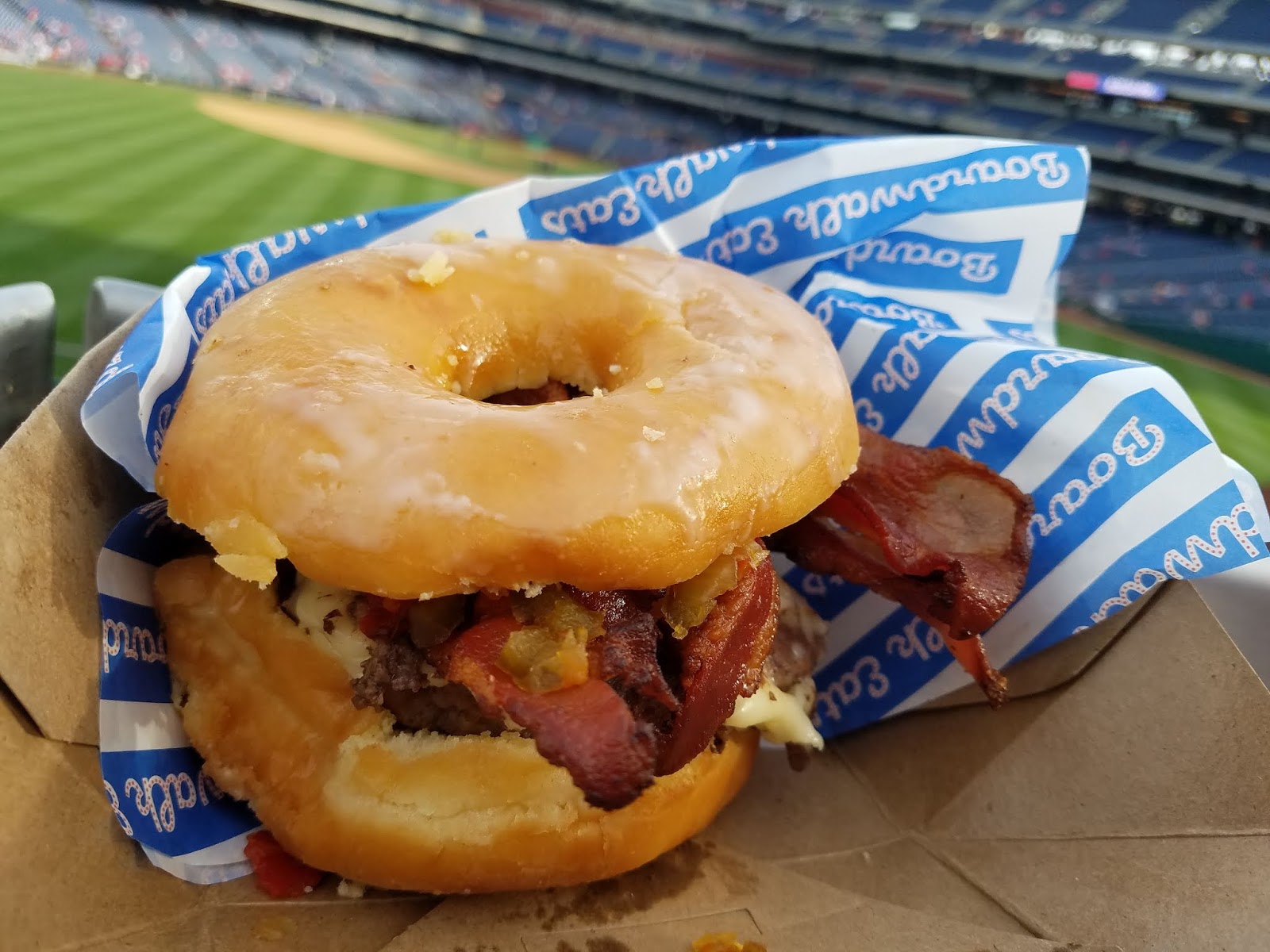 Neon Rocketship Health Food At The Ballpark