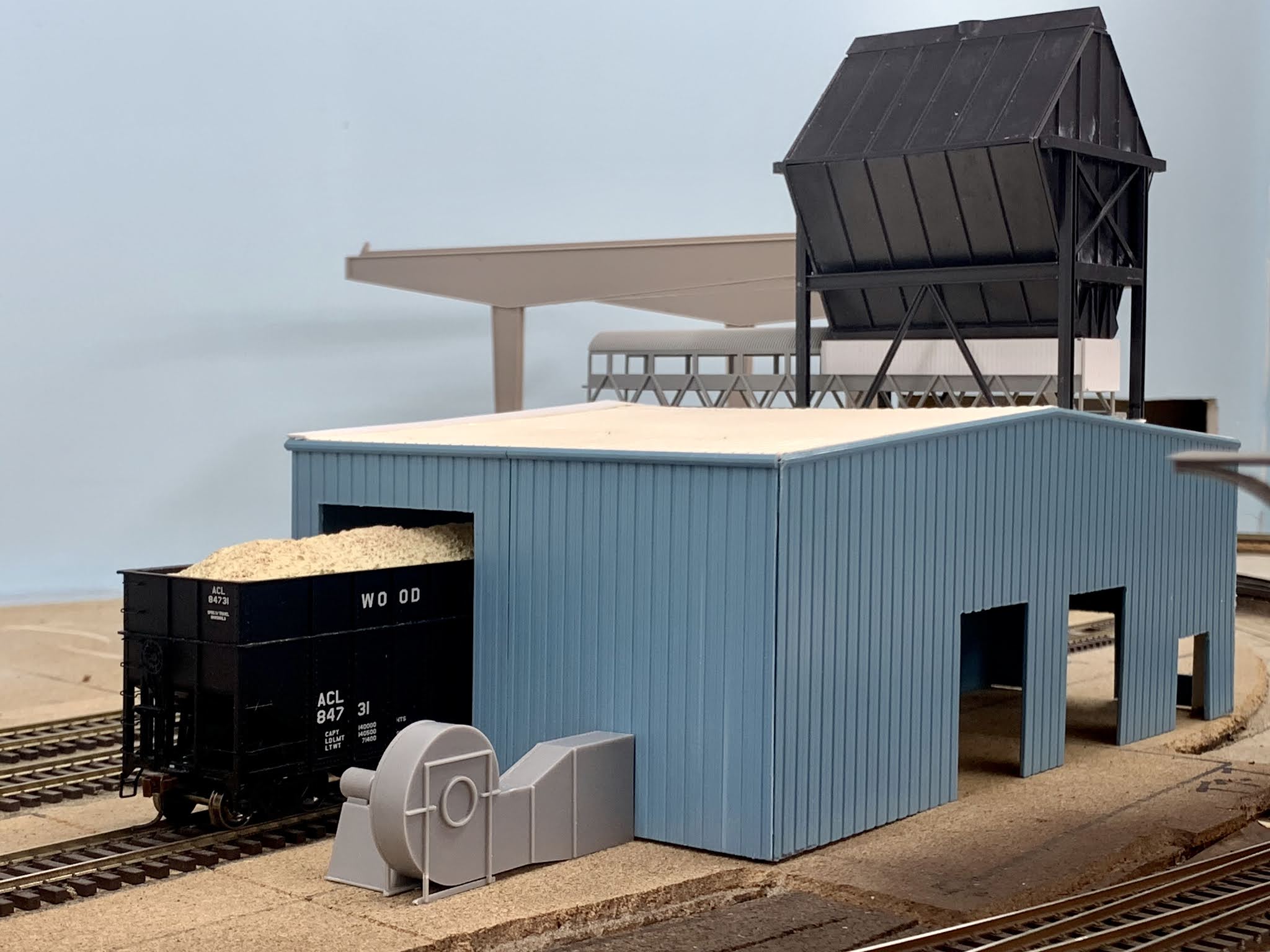 JL&T Railroad Blog Paper Mill Complex Build... Model Railroad